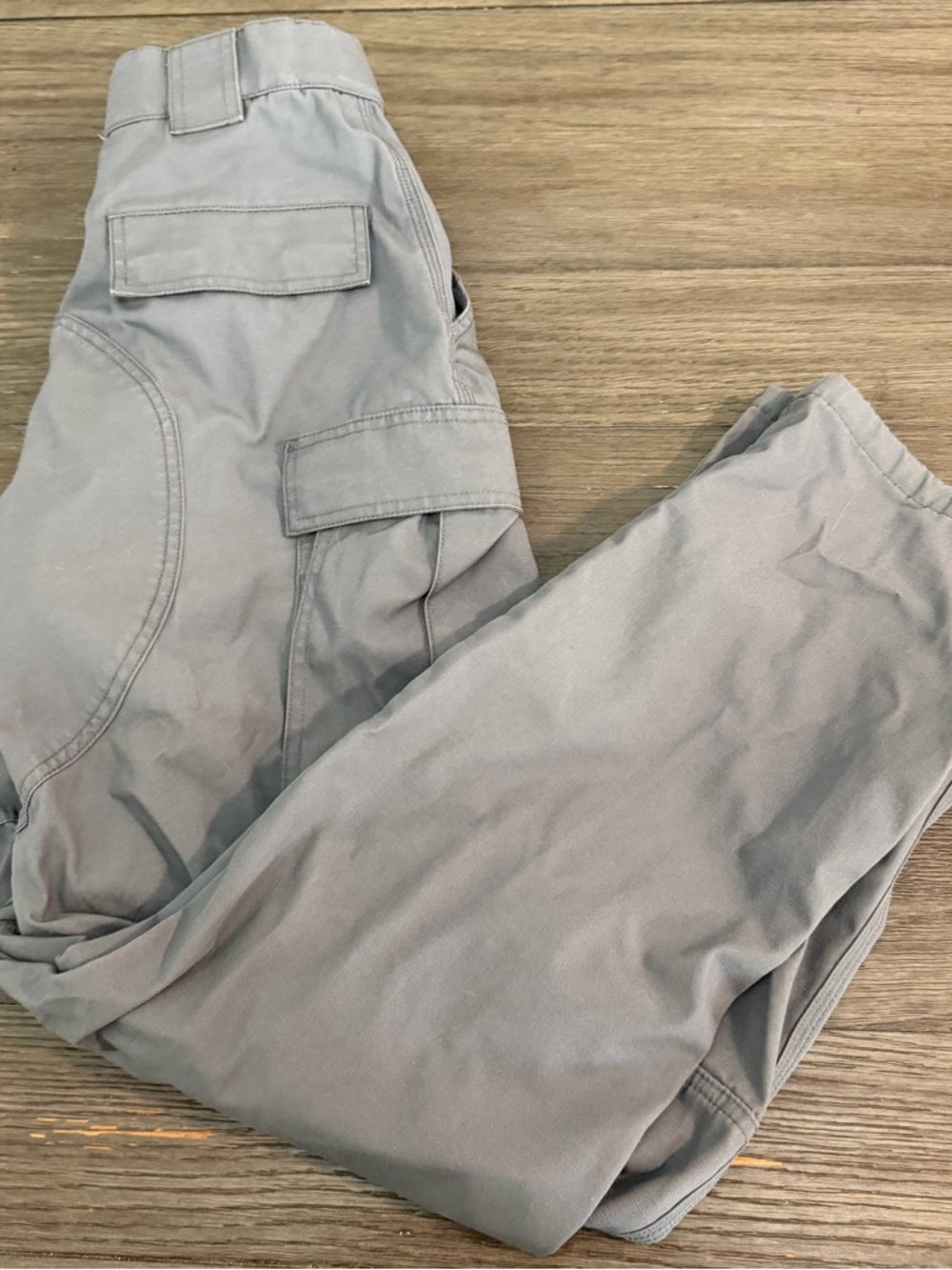 Light Gray women’s Cargo Pants - Comfortable Utility Style medium